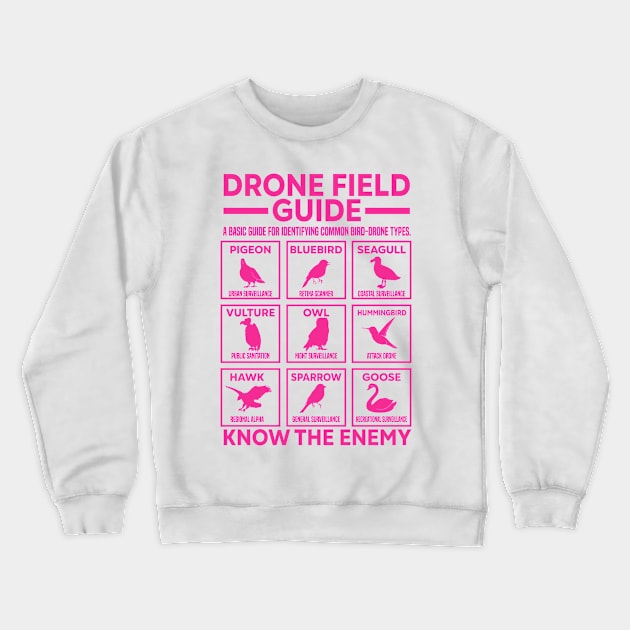 Bird Drone If it flies it spies Birds aren't real Crewneck Sweatshirt by IngeniousMerch